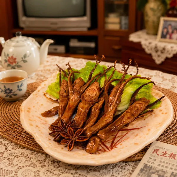 新北市農會真情食品館_滷香鴨舌(7入)