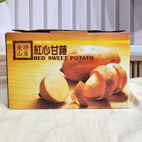 新北市農會真情食品館_金山農會-紅心地瓜10台斤(台農66號)禮盒