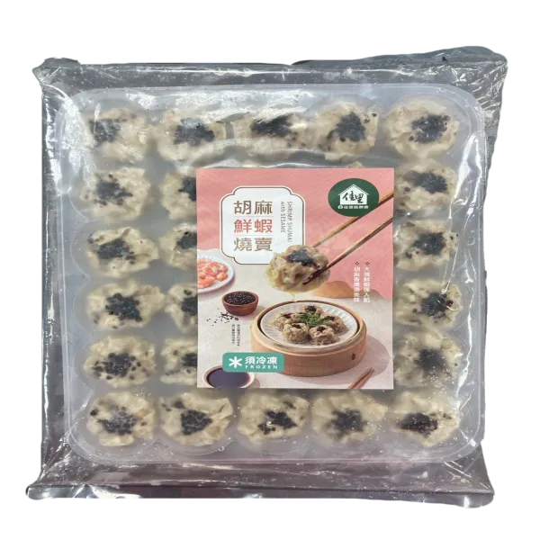 新北市農會真情食品館_佳里農會-胡麻燒賣雙入綜合享受組(鮮肉+鮮蝦)★產地直送★