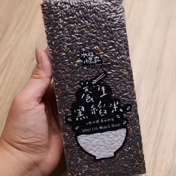 新北市農會真情食品館_水林-養生黑秈糙米600g★百大青農★