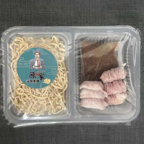 新北市農會真情食品館_(2袋)台南陳家汕頭意麵-馨發辣魚冊魚餃乾拌麵★60年名店★