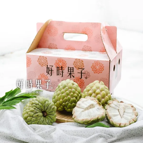 新北市農會真情食品館_好時果子-大目釋迦(5台斤/5-7粒)★產銷履歷★