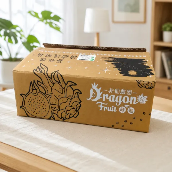新北市農會真情食品館_有機紅龍果-白肉(5台斤5-7粒)