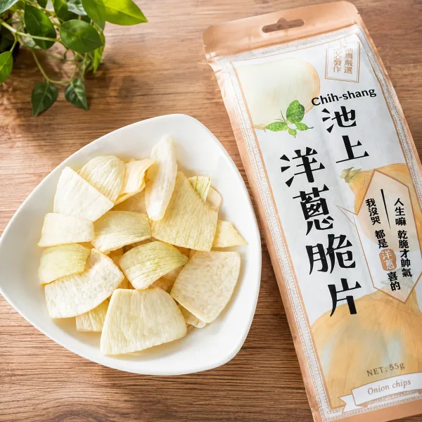 新北市農會真情食品館_池上鄉農會-洋蔥脆片130g