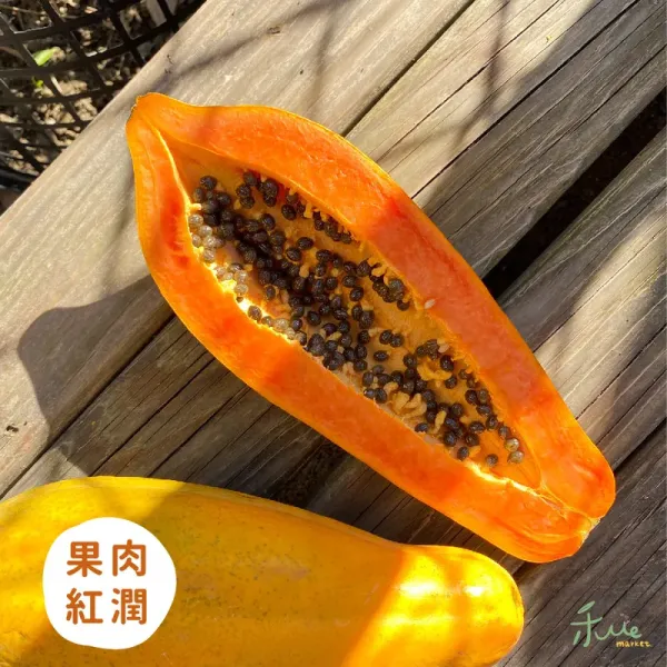 新北市農會真情食品館_美濃網室木瓜10台斤★生產追溯★