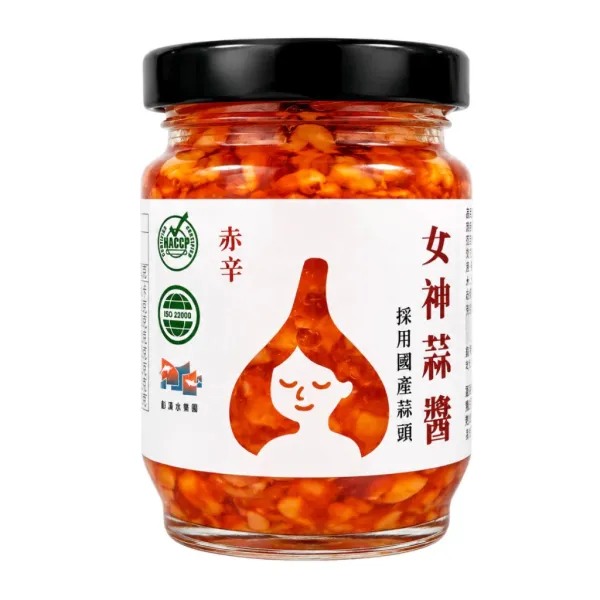新北市農會真情食品館_女神蒜醬-辣味(130g/罐)