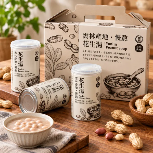 新北市農會真情食品館_花生湯禮盒
