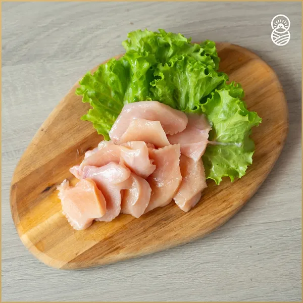 新北市農會真情食品館_紅玉雞胸肉切丁250g