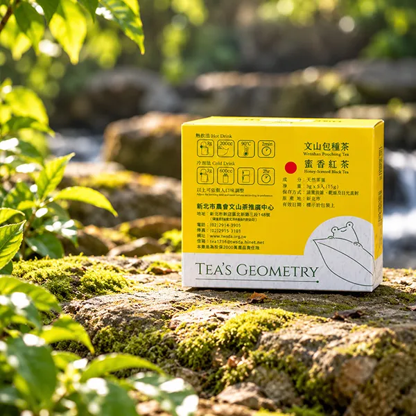 新北市農會真情食品館_茶生幾何立體茶包(蜜香紅茶)15g