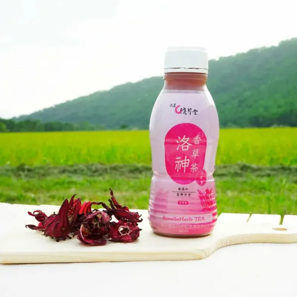 新北市農會真情食品館_花蓮淺草堂-洛神香草茶(350mlX24瓶)特惠組