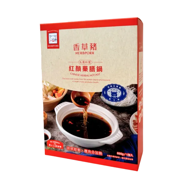 新北市農會真情食品館_紅顏藥膳鍋(800g)