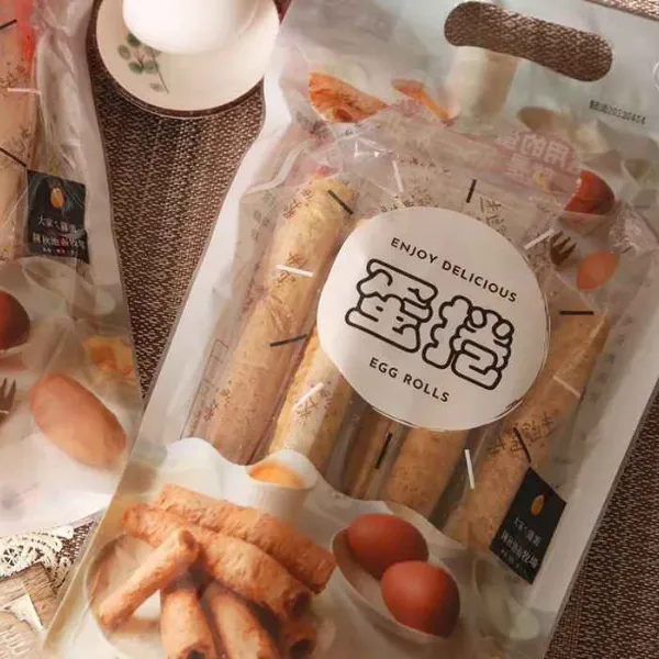 新北市農會真情食品館_(4包)貂蟬草本原味蛋捲235g