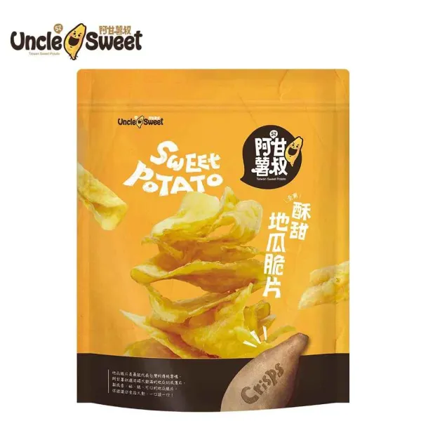 新北市農會真情食品館_阿甘薯叔-地瓜脆片(全素)195g