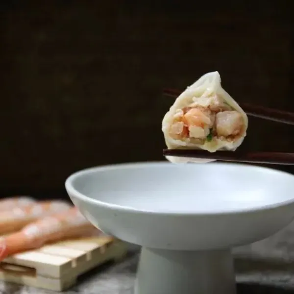 新北市農會真情食品館_漁仁-鮮蝦水餃(600gX3包)