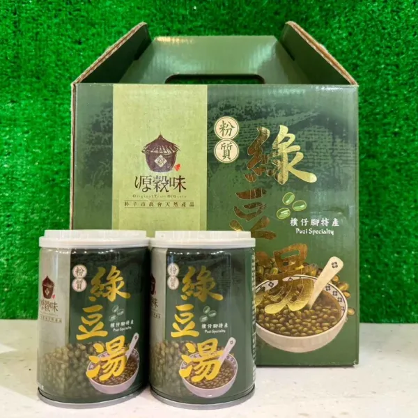 新北市農會真情食品館_朴子市農會-粉質綠豆湯(250g/12罐)