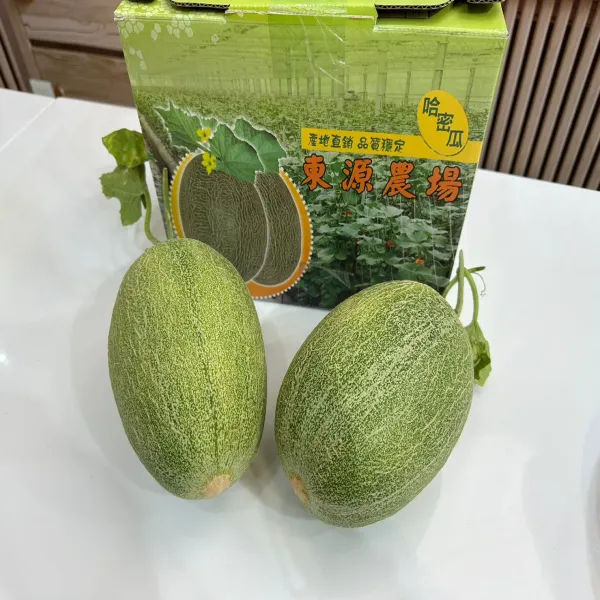 新北市農會真情食品館_東源農場-新世紀新疆哈密瓜 7台斤(2顆入)