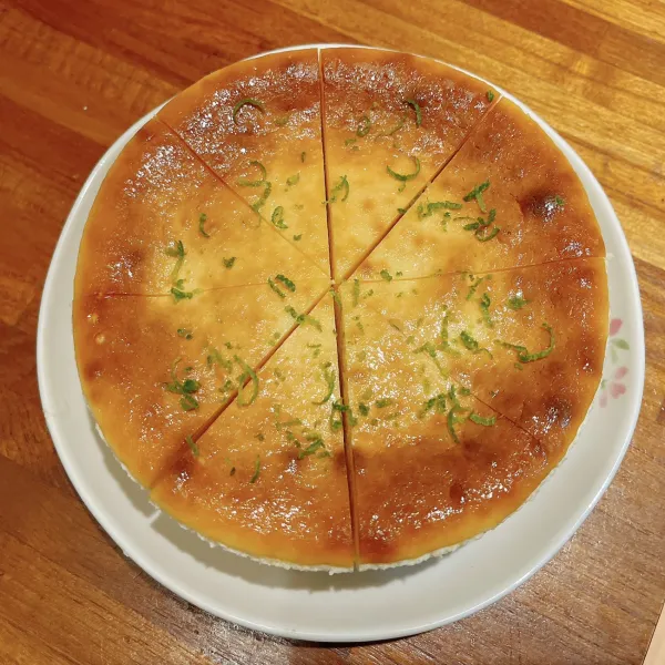 新北市農會真情食品館_花mama烘焙坊-檸檬麻糬重乳酪蛋糕(500g)★團購人氣商品