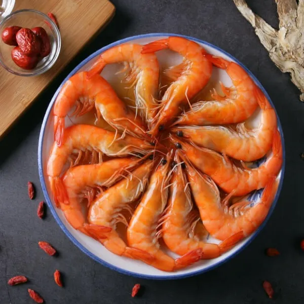 新北市農會真情食品館_蝦覓世界-(5包)大尾紹興醉蝦(20尾/400g)