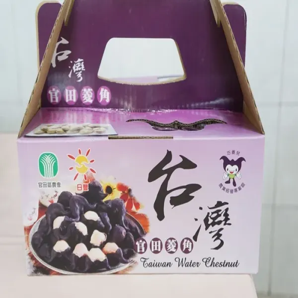 新北市農會真情食品館_官田農會熟菱角(未劃刀)3台斤