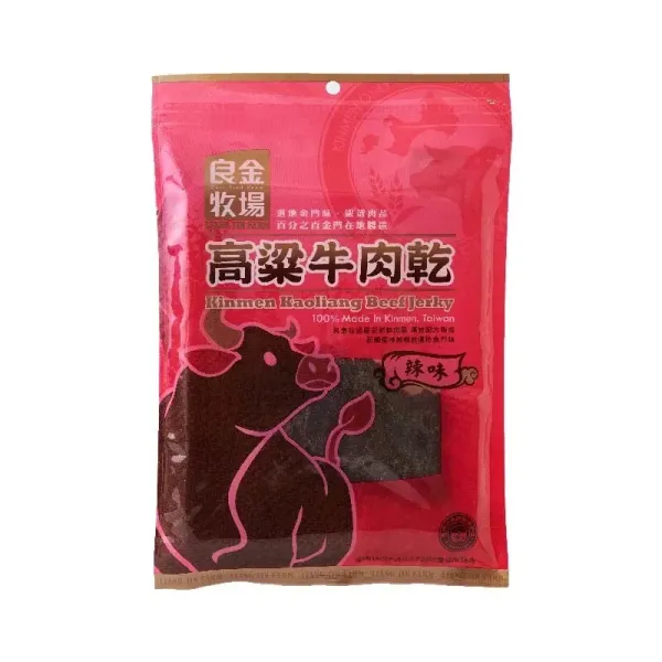 新北市農會真情食品館_良金牧場-高粱牛肉乾(辣味)★年節限定★