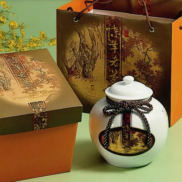 新北市農會真情食品館_石門農會-鐵觀音25年陳年老茶(600g/陶瓷罐裝)