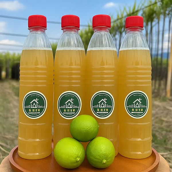 新北市農會真情食品館_【蔗° 辳家樂】甘蔗原汁+甘蔗檸檬汁(600mlx4瓶)★啃甘蔗-童年的回憶