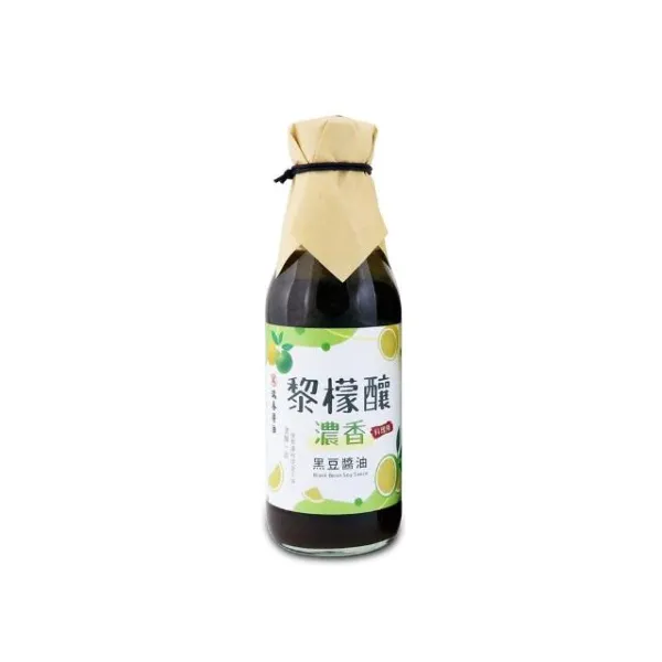 新北市農會真情食品館_瑞春-黎檬釀濃香黑豆醬油250ml
