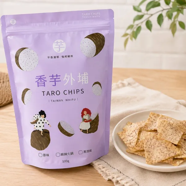 新北市農會真情食品館_外埔農會-芋頭脆片(原味/素)