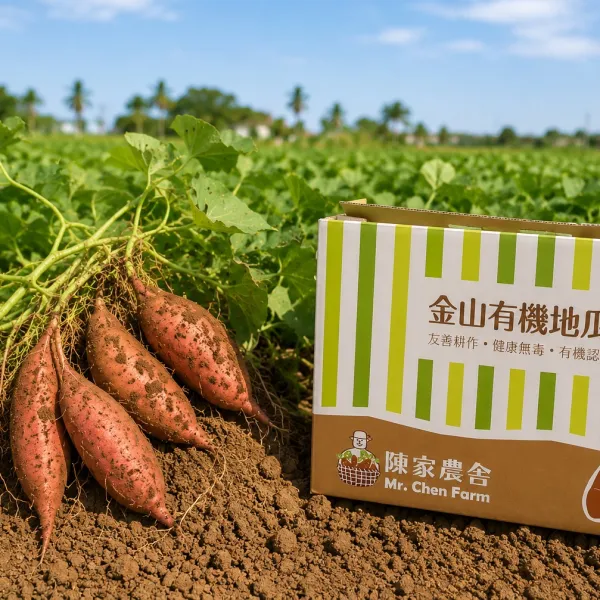 新北市農會真情食品館_(有機)陳家農舍-金山66號紅心地瓜5台斤