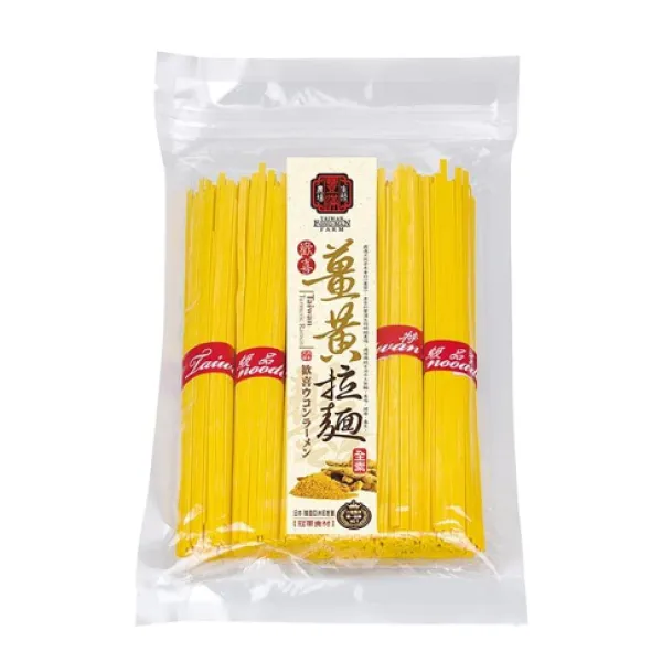 新北市農會真情食品館_博士紅薑黃-歡喜薑黃拉麵500g