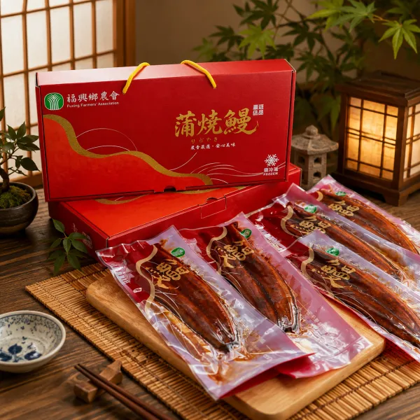 新北市農會真情食品館_福興鄉農會-蒲燒鰻魚禮盒(5片)
