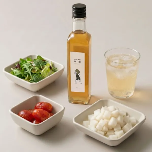 新北市農會真情食品館_麻豆小農-柚肉果醋230ml