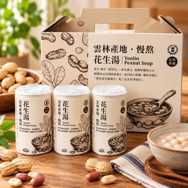 新北市農會真情食品館_花生湯禮盒