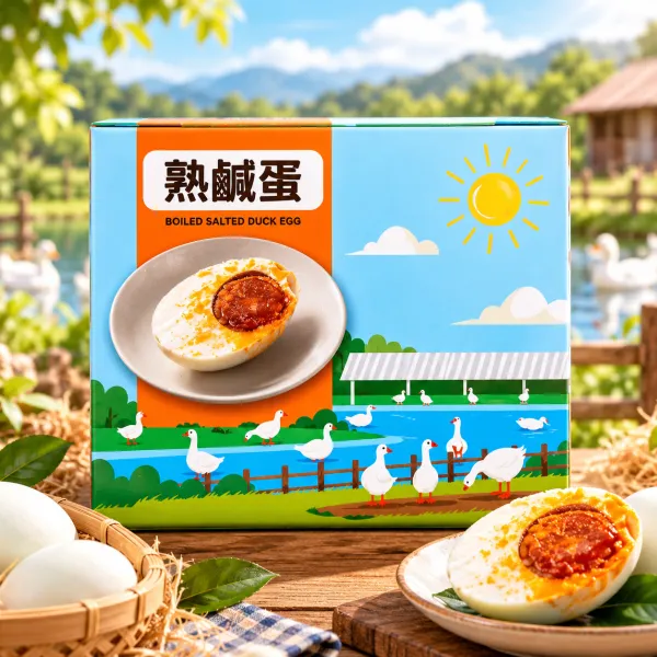新北市農會真情食品館_浤良-神農熟鹹蛋4入