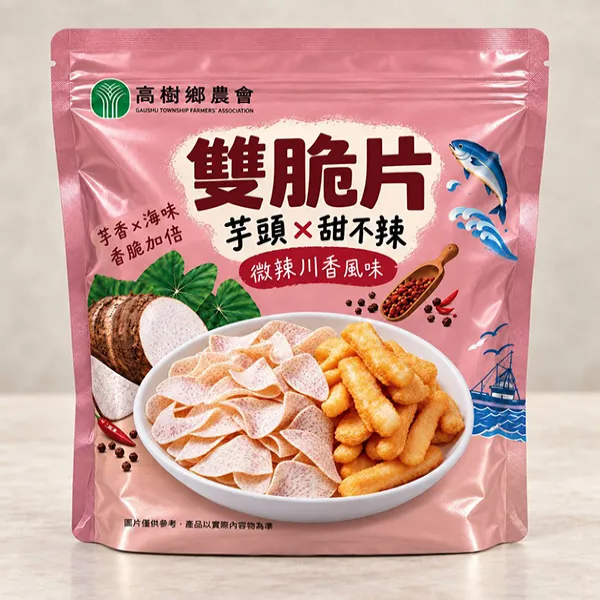 新北市農會真情食品館_高樹鄉農會-芋頭X甜不辣(川辣)100g
