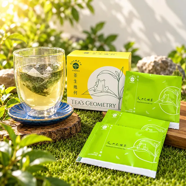 新北市農會真情食品館_茶生幾何立體茶包(文山包種茶)15g
