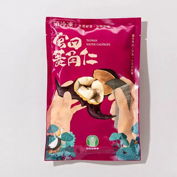 新北市農會真情食品館_(3包)【官田農會】新鮮菱角仁600g